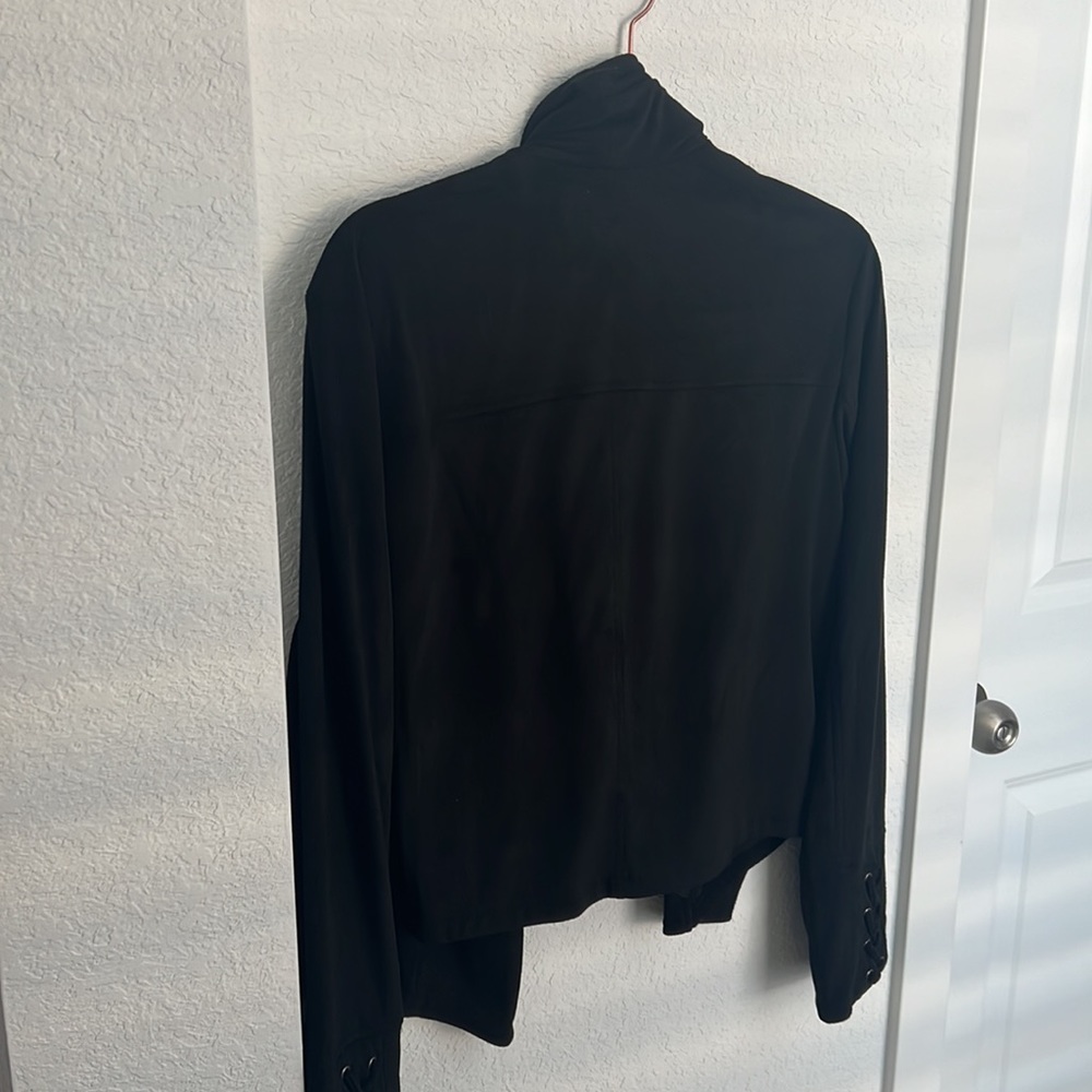 NWOT JACK BY BB DAKOTA Faux Suede Black Jacket - Picture 5 of 6